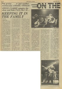 From New Musical Express  October 30, 1976