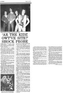 New Musical Express 7 May 1977