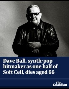R.I.P. Dave Ball (1959 - 2025)