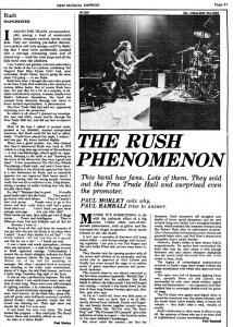 New Musical Express 11 June 1977