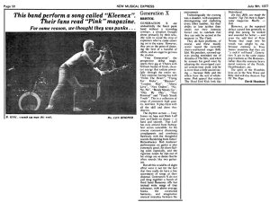 New Musical Express 9 July 1977