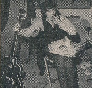 Bill Wyman having a bite to eat at Chess Studio - 10th June 1964 - by Peter Stuart. 