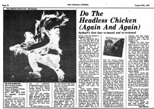 New Musical Express 20 August 1977