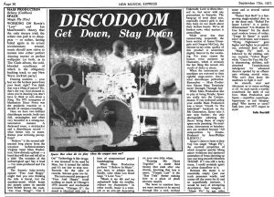 New Musical Express 17 September 1977