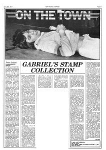 New Musical Express 30 April 1977