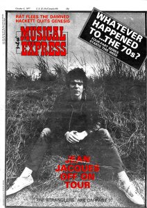 New Musical Express 8 October 1977
