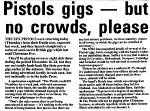 New Musical Express 17 December 1977