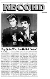 Record February 1983