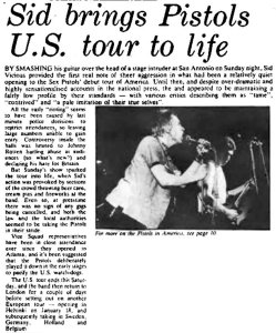 New Musical Express 14 January 1978