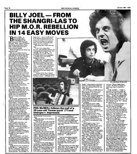 New Musical Express 28 January 1978