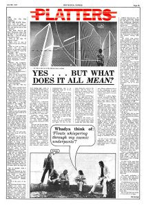 New Musical Express 9 July 1977