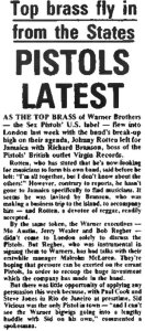 New Musical Express 11 February 1978