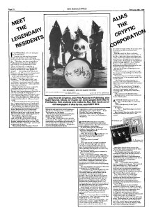 New Musical Express 18 February 1978