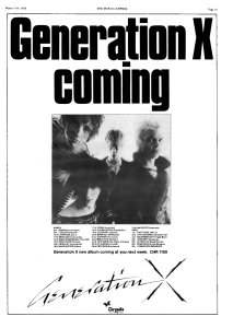 New Musical Express 11 March 1978