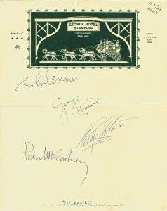 1963.12.10  Stamford. George Hotel.