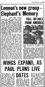 New Musical Express 29 January 1972