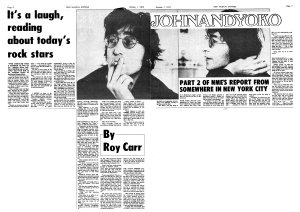 New Musical Express 7 October 1972