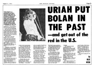 New Musical Express 5 August 1972