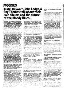 MOODY BLUES - ����� ��������� ������������� ������� � ����