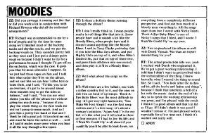 MOODY BLUES - ����� ��������� ������������� ������� � ����