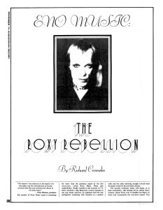 Phonograph Record November 1974