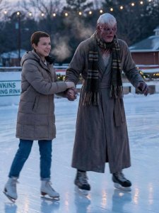 Christmas skating away.