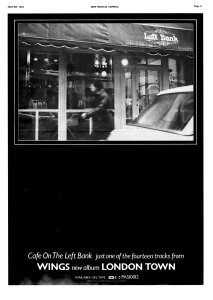 New Musical Express 8 April 1978