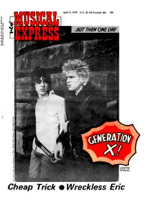 New Musical Express 8 April 1978
