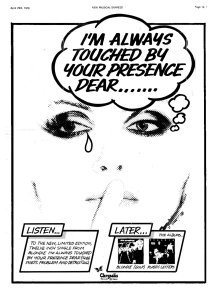 New Musical Express 29 April 1978