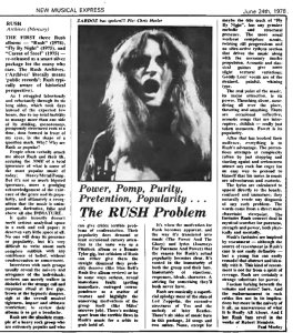 New Musical Express 24 June 1978