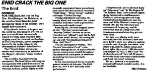 The Enid  New Musical Express 8 July 1978