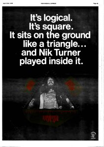 New Musical Express 22 April 1978