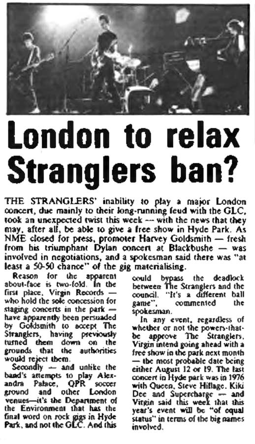 � ����� ���� �������� ������ Stranglers?