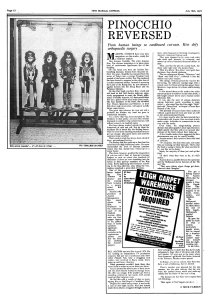 New Musical Express 16 July 1977