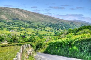 The road into Dentdale, Yorkshire Dales by Baz Richardson