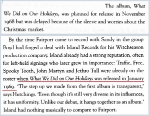 >Fairport Convention - What We Did on Our Holidays