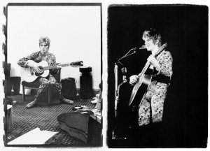 David Bowie backstage and performing at Birmingham Town Hall, 17th March 1972  ����� )))