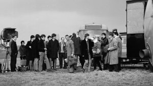 ������ � ����� ��������� � ��������� �������� �A Hard Day's Night� � ��������� ������, ����������� ��������. (13 ����� 1964 �.)