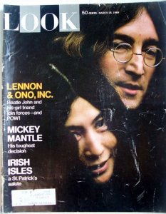 18 ����� 1969  John & Yoko ���������� �� ������� ������� 'Look'.