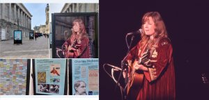 Great exhibition outside Birmingham Town Hall charting its history as a performance space from Dickens to Sandy and beyond...