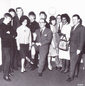 ������� � ��������� BBC Pop Inn, 9 ������ 1963 ����. The Beatles � ����� � �����, ������� ����������� �����-����� ������� ����, ���� ������, �������� ������ � �������� ������� ���������� � ����� ���������