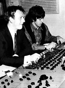    * Sound engineer Geoff Emerick and Paul McCartney during the recording of the song in the studio / 17 May 1967.