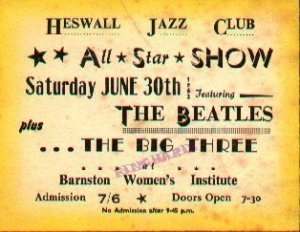 ����: ���������������� ����� �� ����������� Beatles � Heswall ����-����� 30 ���� 1962