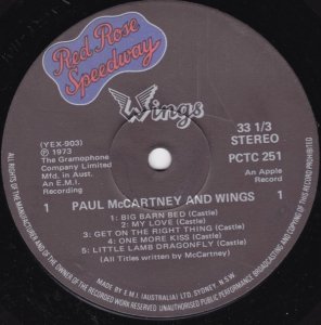 9 ���� 1973  ������ Red Rose Speedway ����� 1 (Australia Kent Music Report).