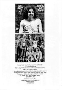 The Elastic Oz Band: �God Save Us� / �Do the Oz�