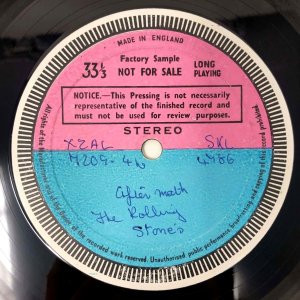 �������� ���������������� ����� Rolling Stones Aftermath (Decca, UK), 1966.