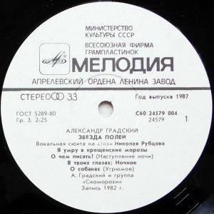 ^ � �� ������ ���� ��������� ��������: ��� ������� 1987. ��� � �����, ��� ��������� - �� ������ ��� �� �������.