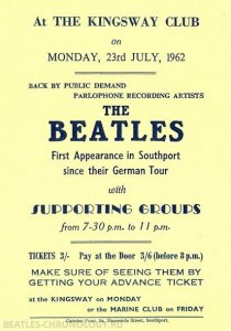 The Beatles ������: Kingsway Club, ��������