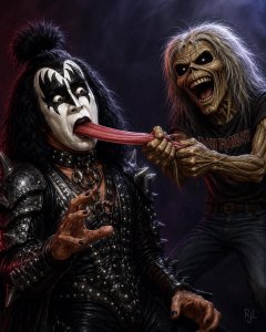 Iron Maiden vs KISS!