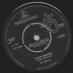 18 ������� 1966 c���� Yellow Submarine/Eleanor Rigby ����� 1, ������ ������ (UK Record Retailer).